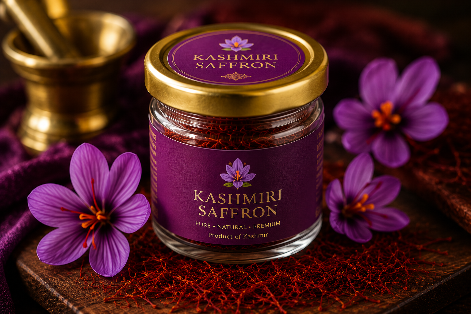 Kashmiri Mongra Saffron (Kesar)